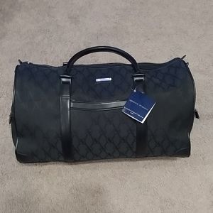 NWT Adrienne Vittadini Signature Jacquard Duffle